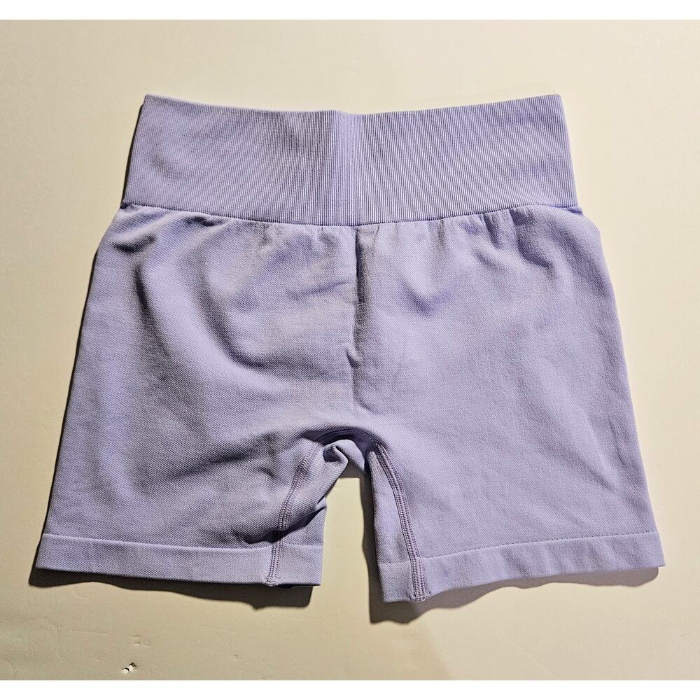 OQQ Booty Scrunch Work Out Shorts Stretch Tummy Compression, Size M